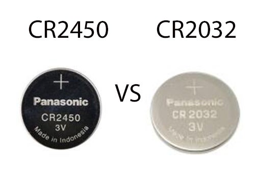 CR2450 vs. CR2032: Are they interchangeable?