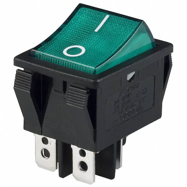 E-Switch R5BBLKGRNFF2